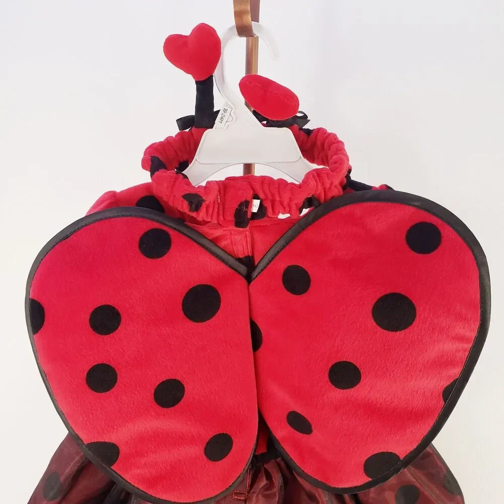Koala Kids Lady Bug Infant Baby Halloween Costume Dress Headband 18-24 Months